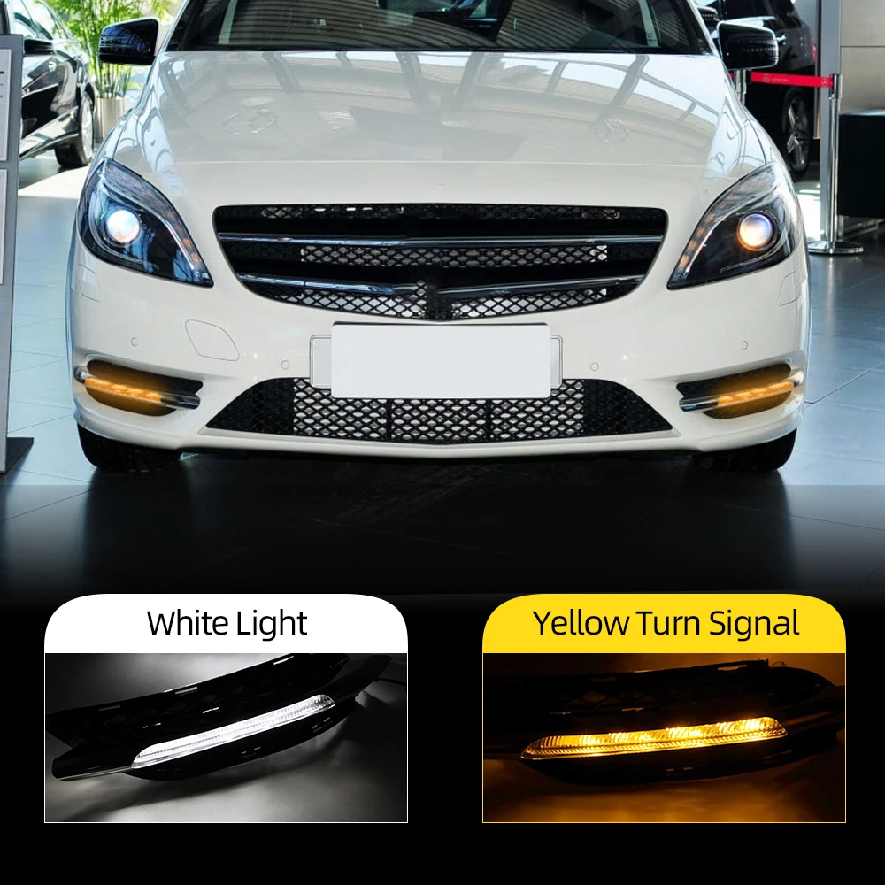 Автомобильная проблесковая 1 пара дневные ходовые огни для Mercedes Benz W246 B180 B200 2011 2012