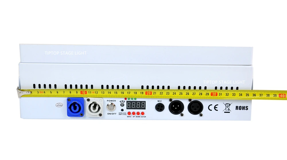 Tiptop сценический прожектор TP-G3037-6IN1 12x18 Вт Tyanshine RGBWA UV 6 цветов DMX батарея беспроводной светодиод настенная шайба Свет белый/черный