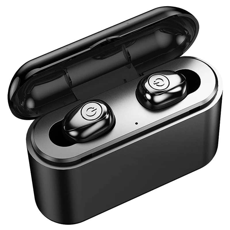 Bluetooth беспроводные наушники Tws Mini Bluetooth 5,0 наушники с зарядным устройством 2200 мАч Спортивная стереогарнитура для Ios Android