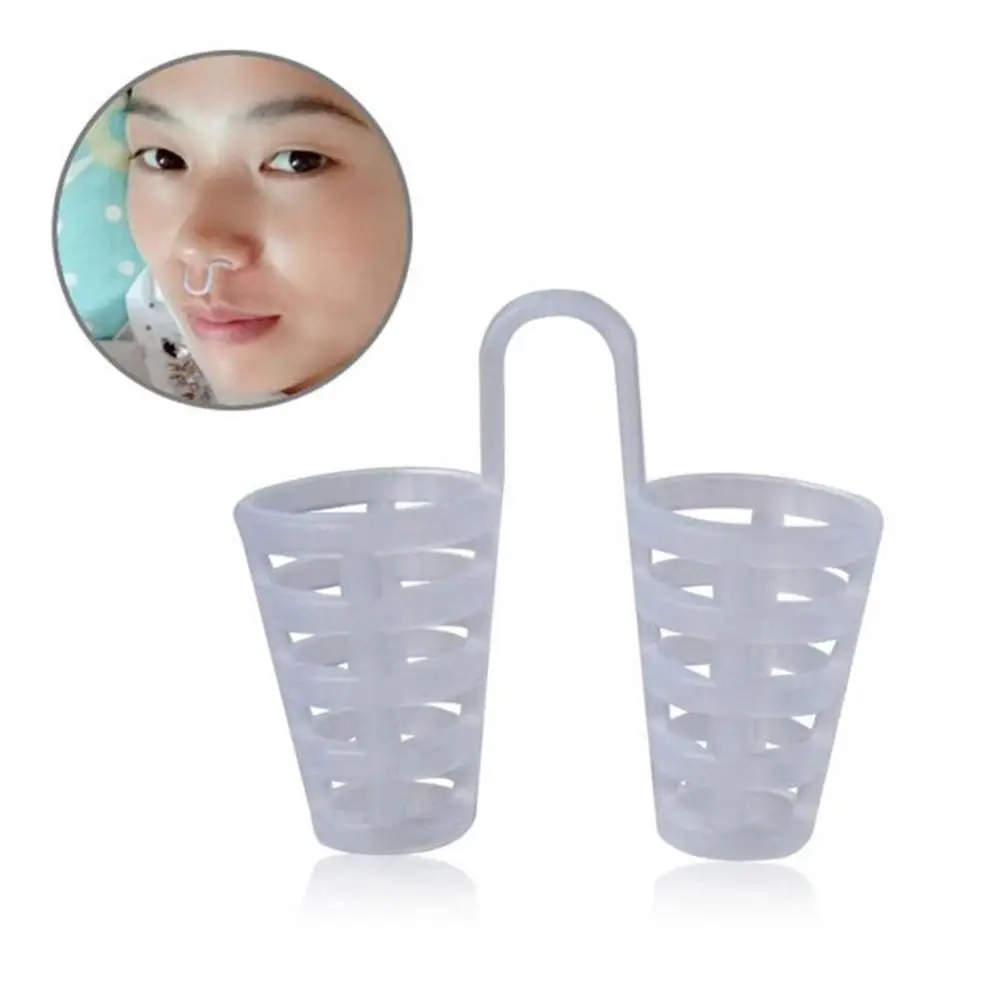 YOHAPPY 8PCS/Set Anti Snore Stop Silicon Nose Clip Anti Snore Nasal Dilators Apnea Aid Device