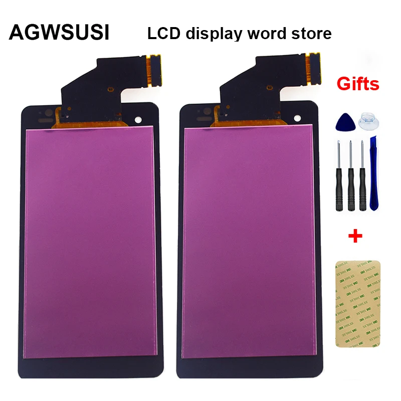 Beste Zwart Voor Sony Xperia V LT25 LT25i Lcd scherm Panel Module + Touch Screen Digitizer Sensor Panel Glas Montage frame