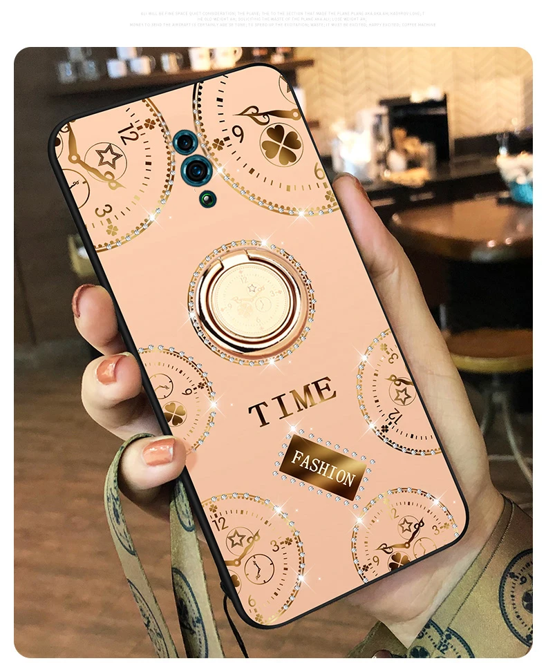 Pattern 1 GKK роскошный для Oppo Reno 2 2Z Z 10X Zoom Ace чехол противоударный Узор Акриловый кольцевой кронштейн Tpu чехол для Oppo Reno 2 10X Zoom Ace - Цвет: Pattern 1