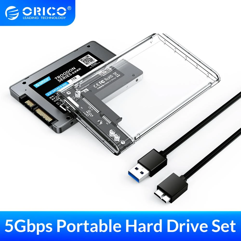 ORICO SSD 128GB 256GB 512GB 1TB SSD de 2,5 pulgadas SSD SATA disco de  estado sólido interno añadir USB3.0 Disco Duro caso para el ordenador  portátil de escritorio|Unidades de estado sólido externas| -