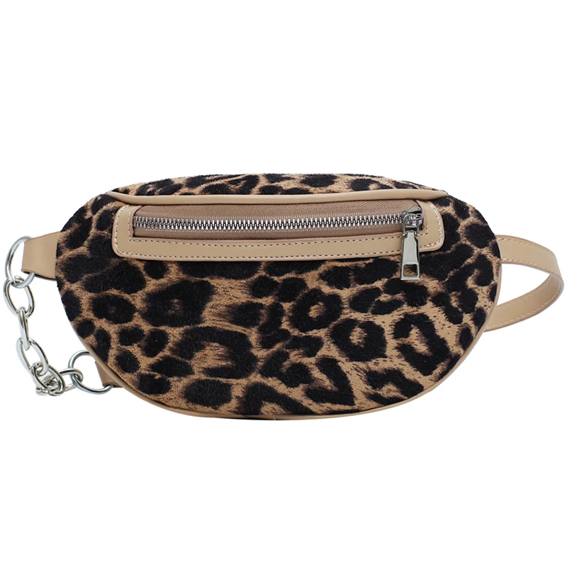 

MONNET CAUTHY Winter New Waist Pack Classic Fashion Vintage Style Bags Leopard Color Black Brown Khaki Adjustable Belt Chest Bag