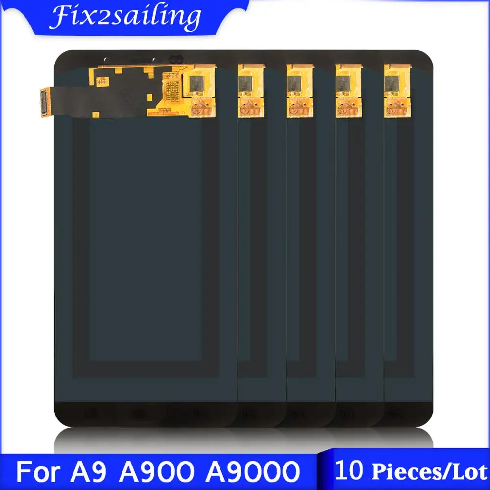 

10 Pieces/Lot LCD For Samsung Galaxy A9 A9000 A900 SM-A9000 LCD Display+Touch Screen For Samsung A9 Pro LCD