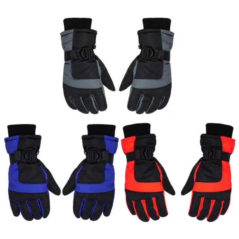 Ветрозащитные зимние флисовые перчатки для езды на мотоцикле мужские перчатки для велоспорта и катания на лыжах