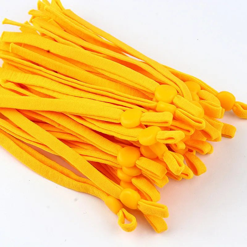 thumbnail image 1 of 10/20 piezas de cordón elástico ajustable para coser mascarillas con hebilla, cordón elástico para las orejas, cuerda para orejeras, suministros para hacer bricolaje, 1 of 5