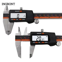 Pied à coulisse numérique en acier inoxydable, outil de mesure de profondeur micromètre électronique, 6 pouces 0 150mm