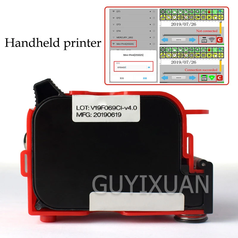 handheld inkjet coding machine