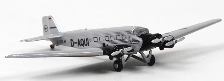 1/250 масштаб Германия JU-52 истребитель литой металл военный самолет модель игрушки для коллекции игрушек подарок