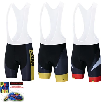 

Pro Mavic Team 2020 Cycling 20D GEL Pad Bib Shorts MTB Quick Dry Breathable Padded Sport Bicycle Wear Bicycle licra