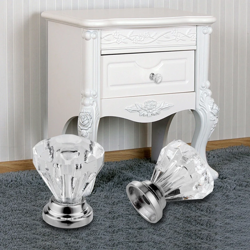 

Plastic Knobs Pull Crystal Pull Diy Cabinets 30mm 30mm Cabinet Handle Door Drawers Pull Handles Knob Diamond Knob Diamond