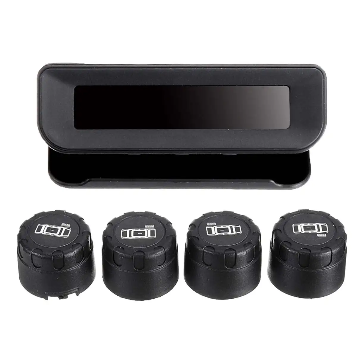 TPMS sensor Wireless Real-time Solar External tire pressure monitoring system With 4 External Sensors tyre pressure sensor - Тип: External Sensor