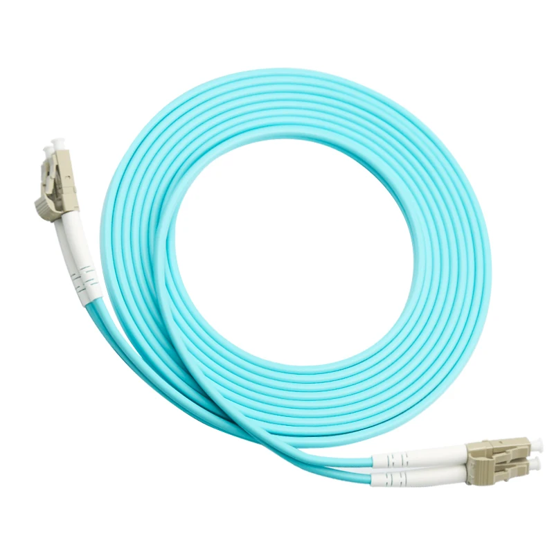 LC/UPC-LC/UPC многомодовый OM3 волоконный кабель многомодовый дуплексный волоконно-оптическая Перемычка патч-корд 3M 5 м 10 м 25 м