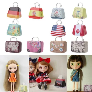 

Doll Toys Trunk Accessories For Blyth Azone Dollhouse Furniture Box Candy Box Cake Decoration Jewellery Box Gift Box Arts