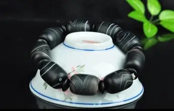 

LETSFUN Fine Jewelry Fashion Hand-knitted Natural Agate Chalcedony Beads Elastic Bracelets Free Shipping