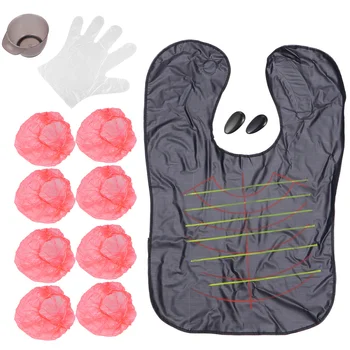 

13pcs Adult Hair Dye Tools Hot Oil Treatment Bowl Cappa Cap Hairpin Brush Comb Glove Hair Dye Kits for Home Salon (Assorted Colo