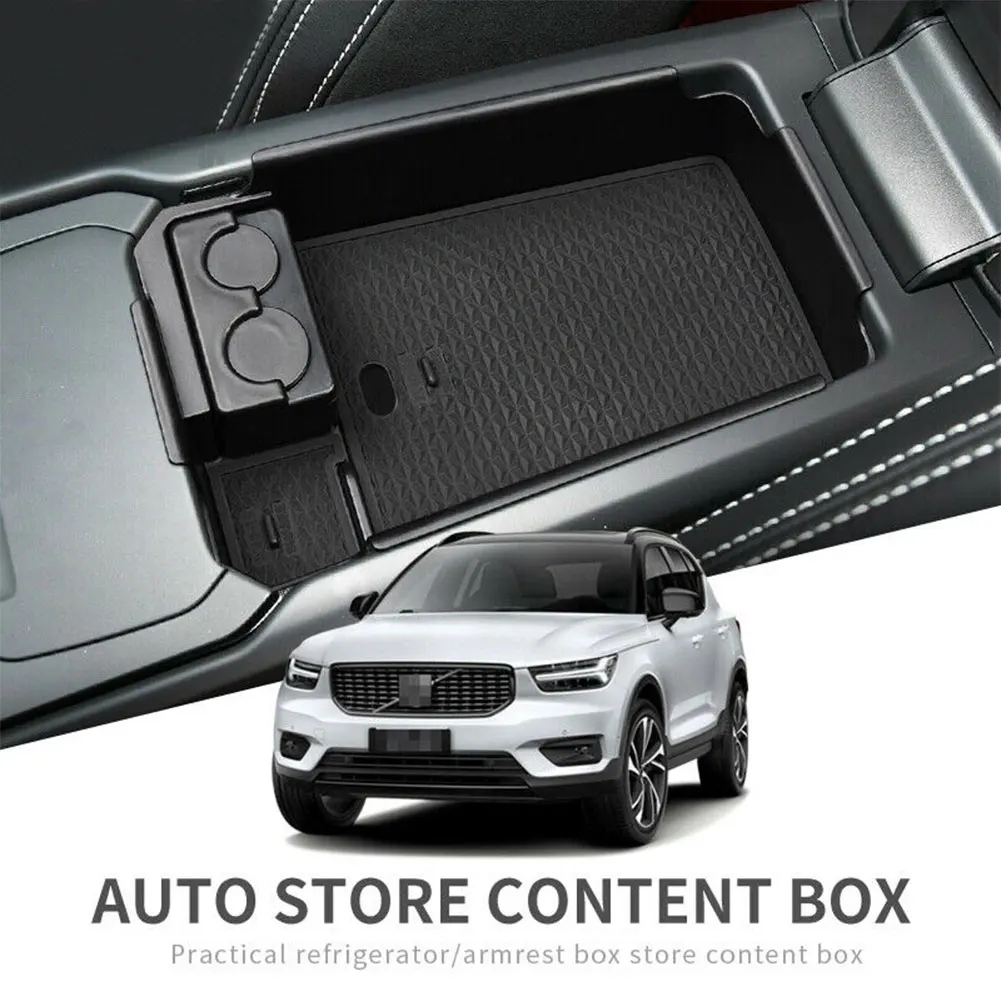 

Car Central Armrest Storage Box for Volvo XC40 Accessories Stowing Tidying Useful Auto Interior Accessories Storage Organize