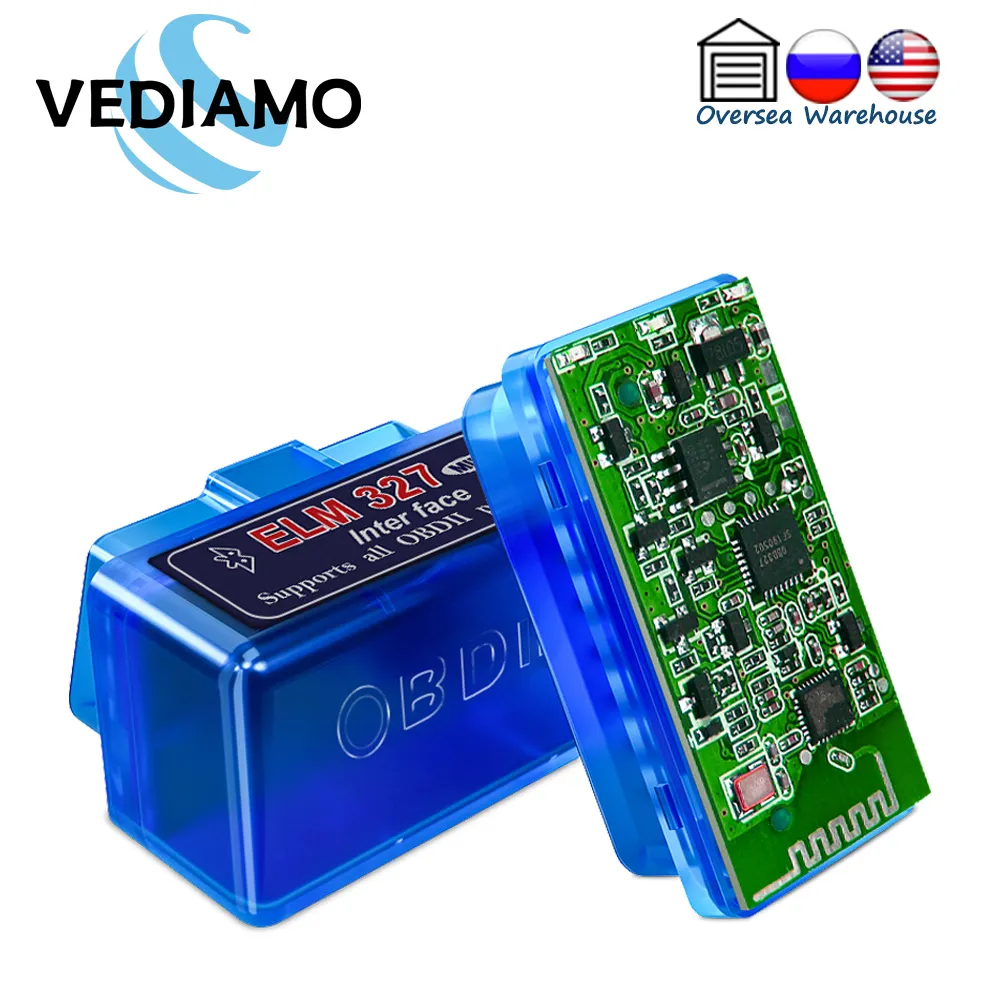 ELM327 v2.1 Scanner de voiture avec Bluetooth, outils de Diagnostic automatique pour IPhone et Android FasLink X, mise à jour gratuite des accessoires
