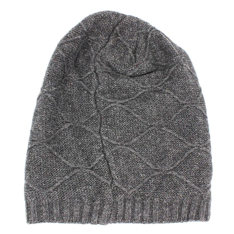 ALTOBEFUN Skullies Beanie, Мужская зимняя шапка, шапки из искусственного меха, теплая мешковатая вязаная шапка, шапки для взрослых, вязаная Толстая шапка для женщин, BHT137