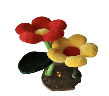 

Cat Climbing Frame Cat Scratching Column Mushroom Butterfly Flower Cat Shelf Cat Jumping Platform Cat N