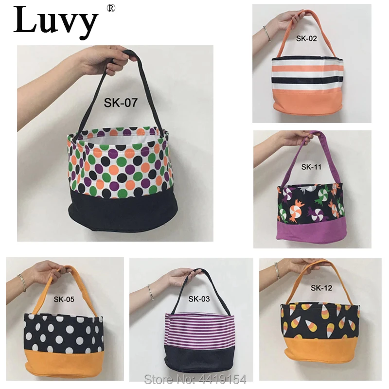 Luvy 1 шт. мешок для Хэллоуина Холщовая Сумка тоут ведро вечерние украшения Детские