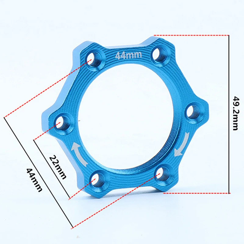 

Aluminum Alloy Flange Adapter 44 Mm Bicycle Rotary Tool Parts Screw Thread Hub