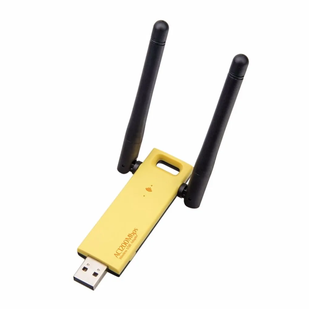 Беспроводной USB адаптер 1200 Мбит/с двухдиапазонный 5 ГГц 2,4 ГГц адаптер 802.11ac RTL8812AU чипсет Aerial Dongle мини Сетевая карта с интерфейсом USB