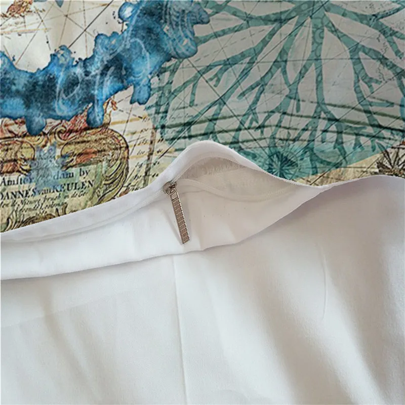 3D домашний текстиль морской конек постельное белье с принтом "Дельфин" наборы король, королева, Кит, черепаха пододеяльник наволочка