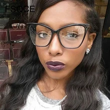 Кошачий глаз, очки для женщин, прозрачные очки, оптическая оправа, винтажные очки для близорукости, очки, lunetes De Vue Femme