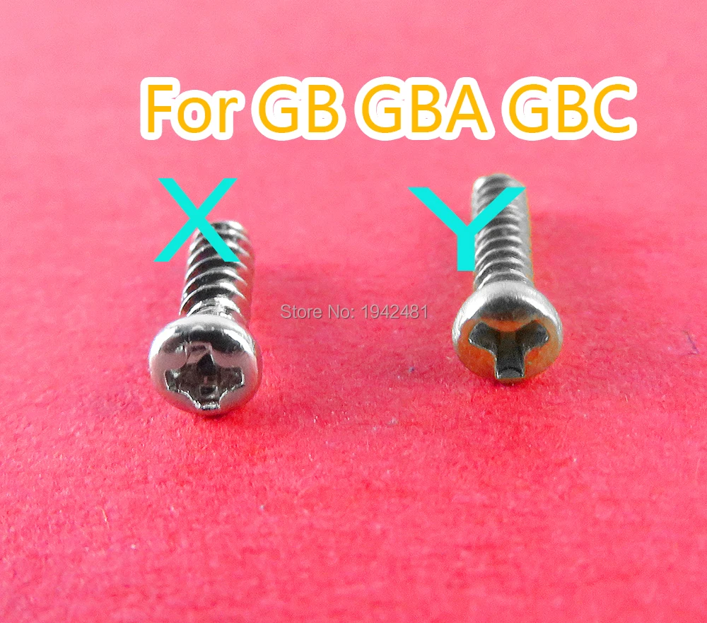 1000PCS Replacement For Gameboy + screws cross screws Y Tri Wing Screw