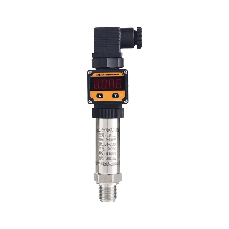 

LED Smart Digital Pressure Transducer 4-20mA 0.2%F.S. Pressure Transmitter With Digital Display