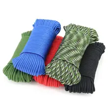 Высококачественный 9-жильный трос для зонта, вспомогательный трос, спасательный трос, оборудование 31 м, 4 мм, открытый трос для зонта