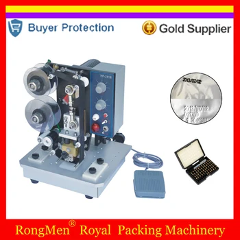 

Expiry Date Printing Machine Batch Codes Printer Thermal Ribbon Plastic Bags Paper Carton Letter Hot Stamping Free Shipping