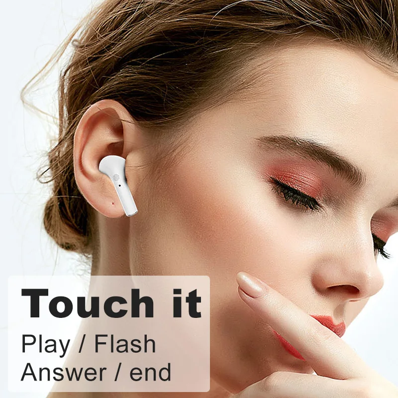 Pro TWS Wireless Bluetooth Earphone Earbuds Noise Reduction with mic Sport Headset for Android IOS Smart Phone