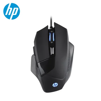 

HP G200 Professional Macro USB Gaming Mouse Wired Adjustable 4000DPI Silent Gamer Mouse Ergonomics Design Mouse for Computer