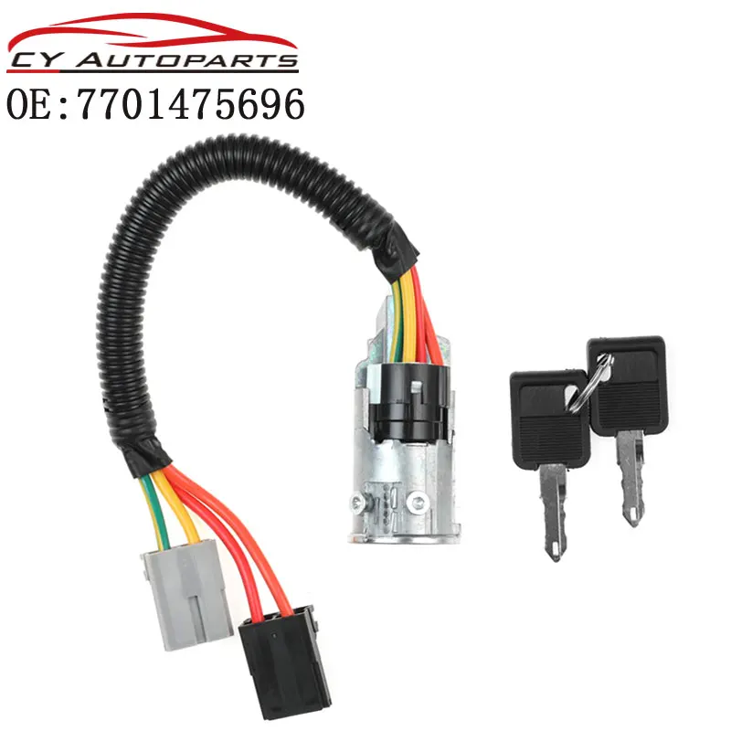 Interruttore Sterzo Accensione Per Nissan Primastar Vauxhall Vivaro Per Renault Trafic 2001-2018 Barrel Lock 77014-75696 7701475696
