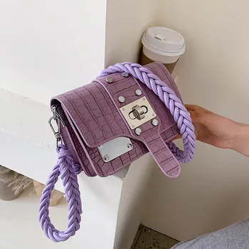 

NEW European Design Fashion Stone Pattern Handbag & Elegant Cute Chest Bag Shoulder Bag Crossbody Bag Width 18cm Height 12cm