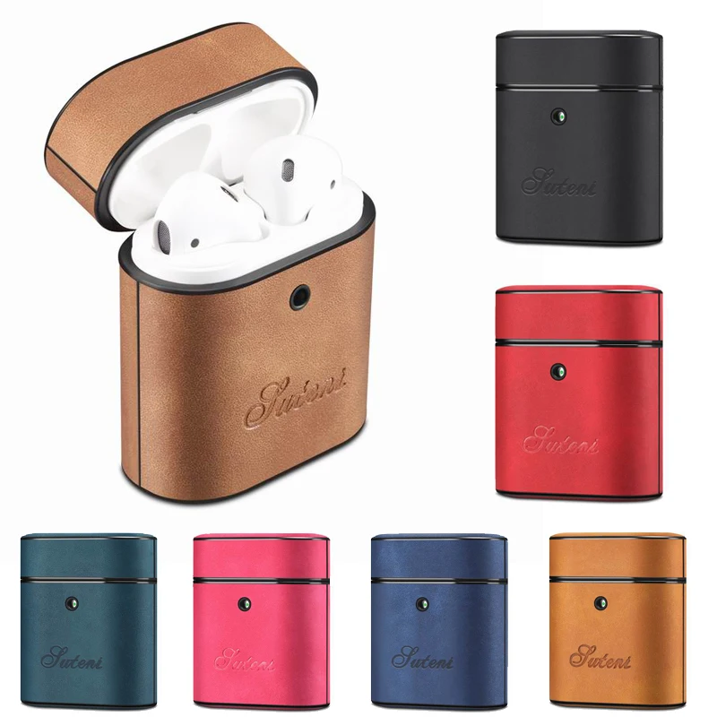 

Luxury Cover For Apple Airpods 1 2 Earphone Protector Case for Huawei Honor FlyPods Wireless Bluetooth Headset Earphone bag