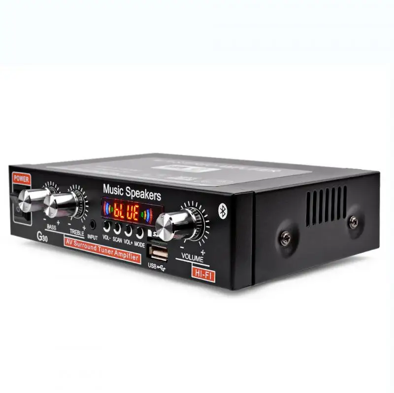 800W EU/US G30 Audio Amplifier Amplificador Digital Home Power Hifi Stereo Subwoofer Music Player With Remote Control