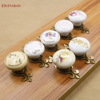 Modern Ceramic Single-Hole Cabinet Handle 1