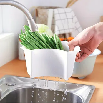 

Practical Kitchen Tool Drain Tank Storage Basket Multifunctional High Quality Drainage Environmental Protection Household Tool
