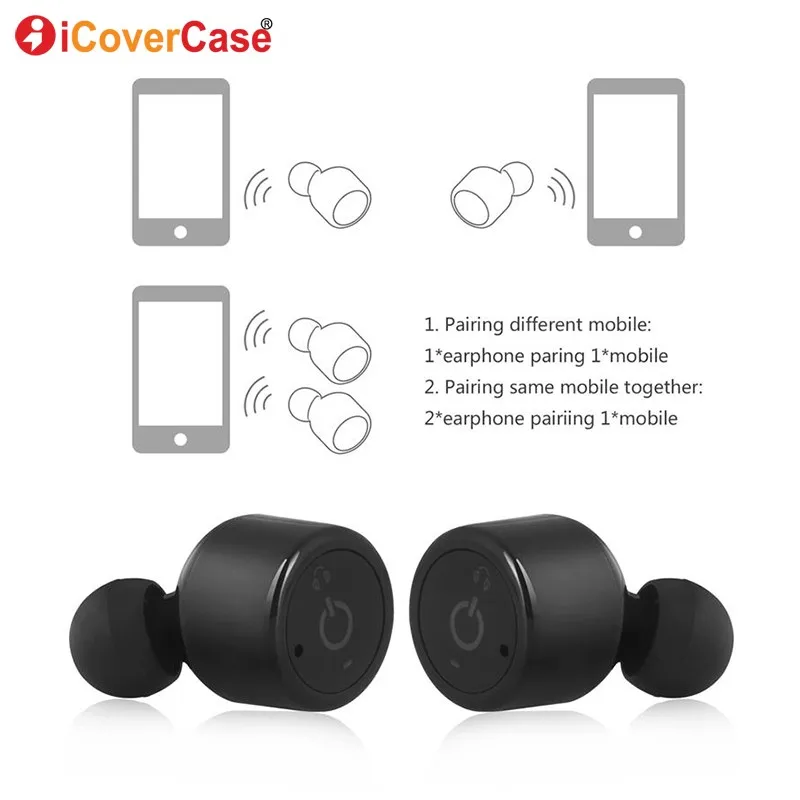 Bluetooth Earphone For iPhone X 8 Plus 7 6S 6 SE 5S 5 Wireless Earphones Heavy Bass Earpieces HIFI Headsets Earbuds With Mic