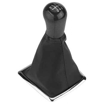 

6 Speed Gear Shift Knob Gaiter Boot Cover Kit Gear Shift Knob for Ford Focus MK2 2004-2008