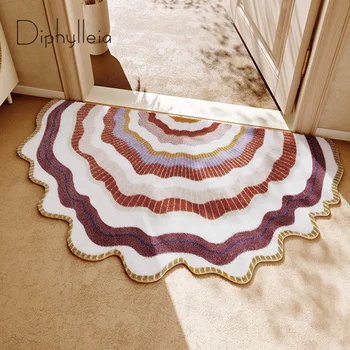 Nordic Semi-Circle Rainbow Absorbent Rug 1
