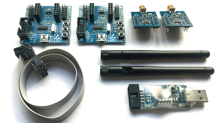 Платформа разработки ZigBee Одиночная макетная плата CC2530 основная доска+ нижняя доска