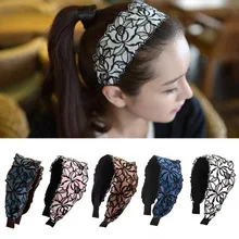 Корейский стиль модные повязки для волос полностью ручной работы неправильный Кристалл Ободок с пряжкой на голову Yiwu 2 юаней магазин поставки товаров