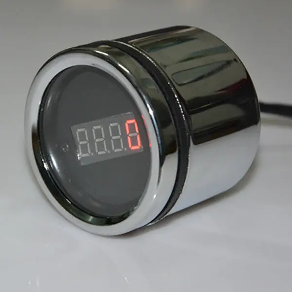 Motorcycle LED Tachometer Tacho Gauge + Odometer Speedo Meter Cafe