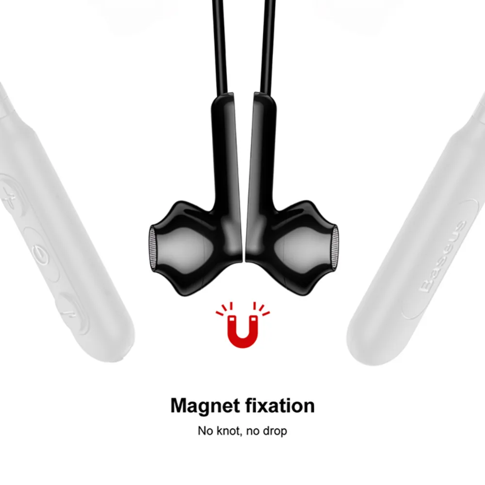 Магнитные наушники Bluetooth V4.0 S16, Висячие боковые наушники-вкладыши, 10 м, передача 120 мАч, беспроводная bluetooth-гарнитура