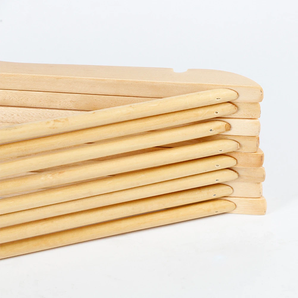 40pcs Solid Wood Hanger Non-Slip Hangers Clothes Hangers Shirts Sweaters Dress Hanger Drying Rack for Home